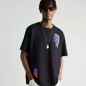 MENS ZARA SILHOUETTE PRINT T-SHIRT SZ XL